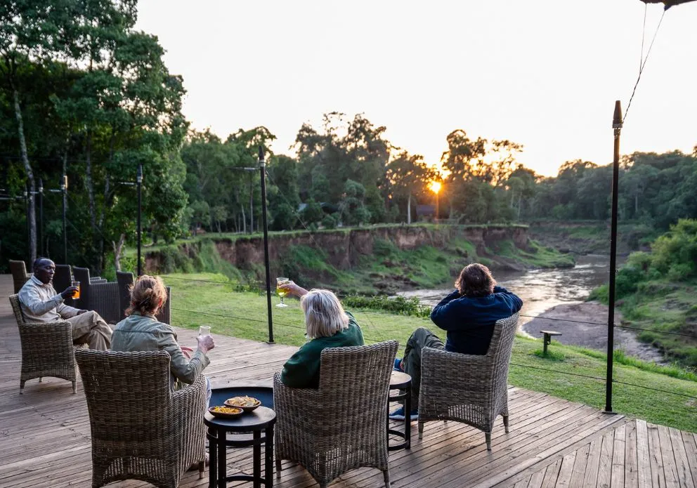 Il Moran Camp is strategically located on the banks of the River Mara