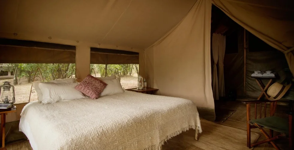 Each tent at Serian Nkorombo is designed for comfort and relaxation
